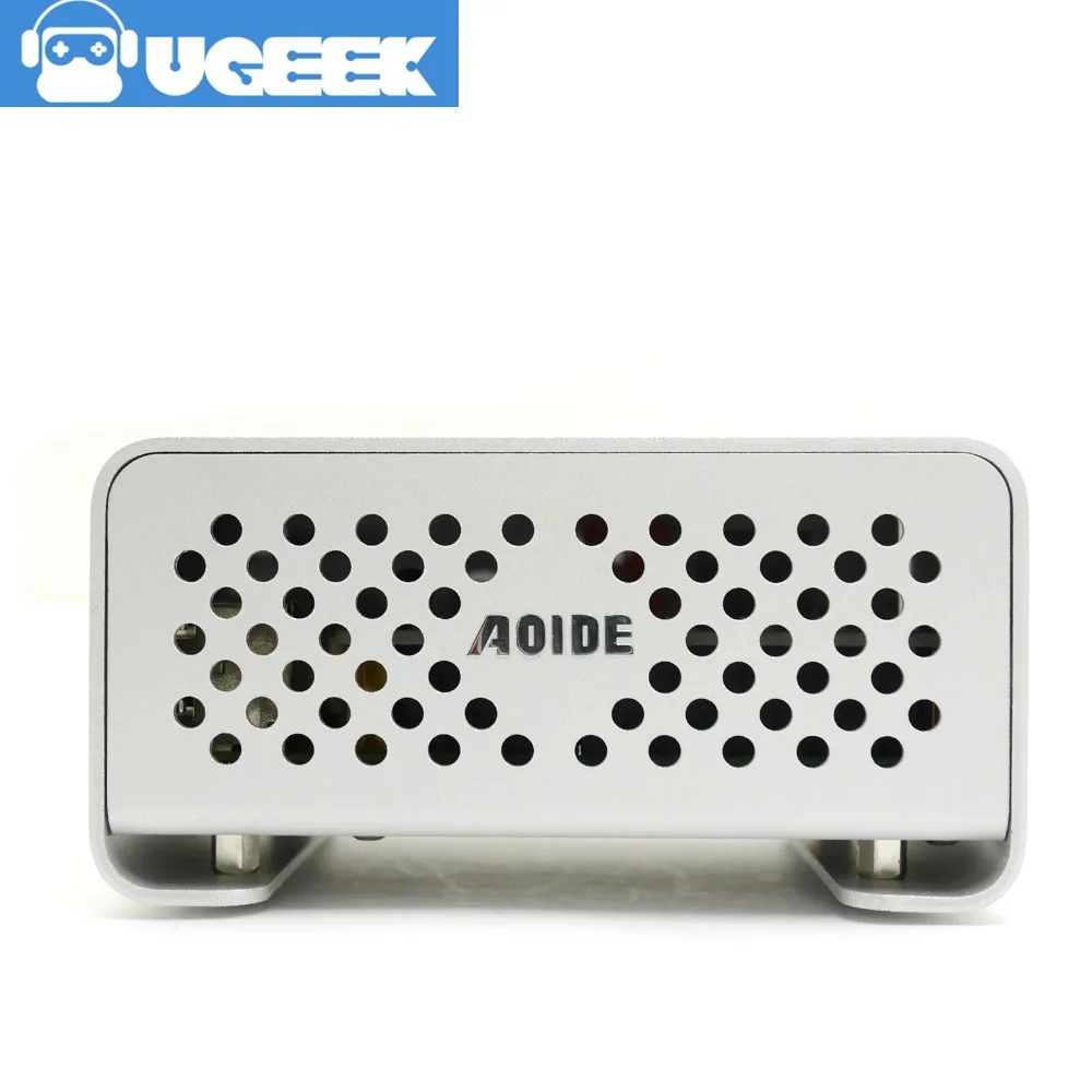 Звуковая карта Aoide UGEEK DAC II Hifi + Raspberry Pi 4 Model B (1 ГБ ОЗУ) алюминиевый чехол в комплекте
