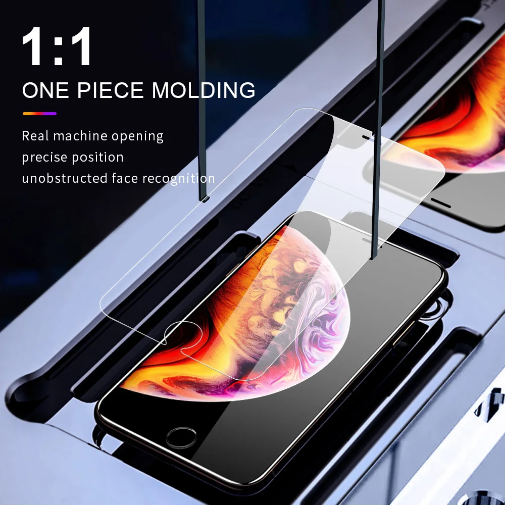 Ультратонкое закаленное стекло для iPhone 8 7 6 6S Plus Защитная пленка экрана iphone X XR XS MAX