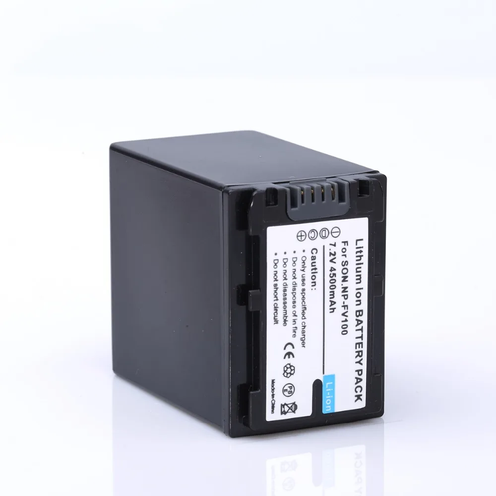 1*4500 мА/ч, NP-FV100 FV100 Батарея+ Зарядное устройство для sony FV30 FV50 FV70 SX83E SX63E