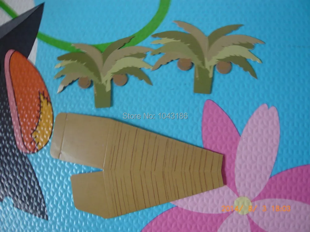 Свадебные сувениры-коробки для сувениров с многомерными деталями украшение