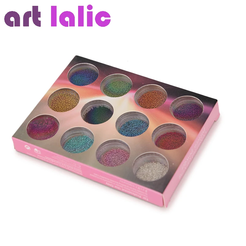 Мини-икра бусины для дизайна ногтей жемчужины 3D очарование стразы украшения