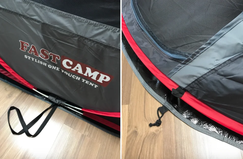 Fastcamp для 2~ 3 человек(серый)-одно касание, всплывающие, семейная палатка