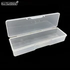 Прозрачный пустый контейнер для фрез, 1 шт., держатель для фрез, контейнер для демонстрации аксессуаров для ногтей, органайзер, инструмент для маникюра и макияжа