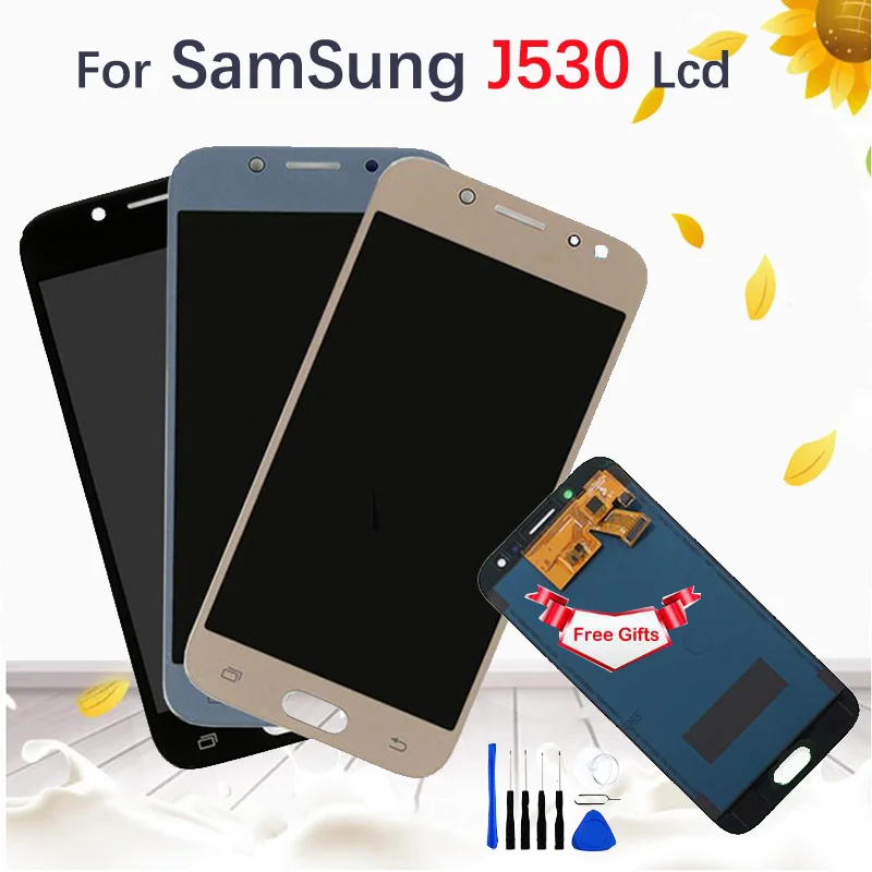 AMOLED/TFT lcd для Samsung Galaxy J5 j530 J530F SM-J530F J530FM lcd дисплей кодирующий преобразователь сенсорного экрана в сборе+ Инструменты