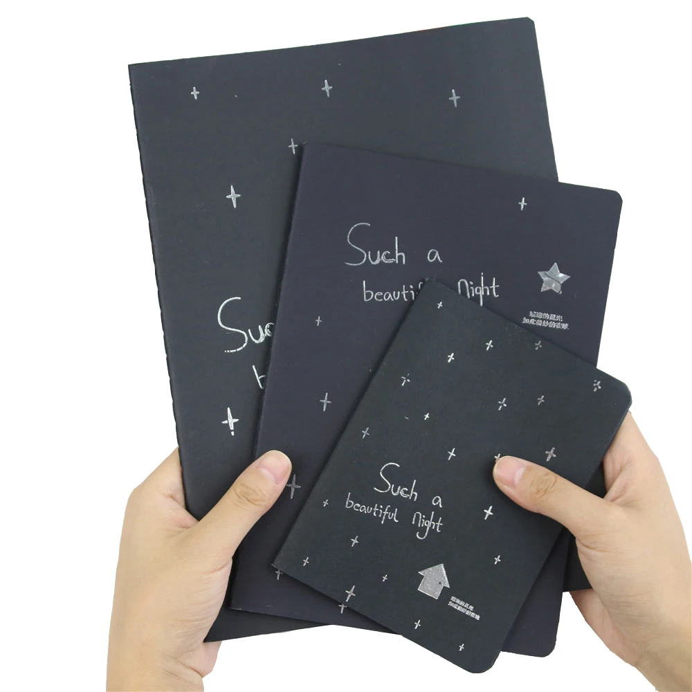 1 шт. блокнот для рисования 16 56 к|notebook for drawing|notebook diaryblack paper notepad |
