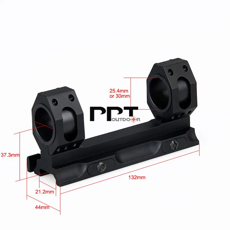 PPT 25 4 30 мм крепление с двойным кольцом быстрое съемное для picatinny rail weaver Mount PP24