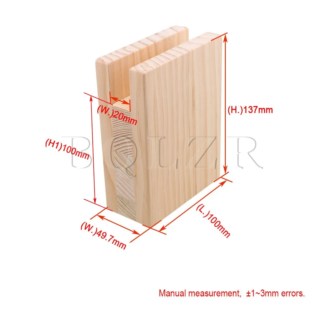 BQLZR 10x5x13,2 см деревянный стол кровать стояки Лифт Мебель Подъемники для хранения 2 см паз ноги до 10 см лифт упаковка из 4