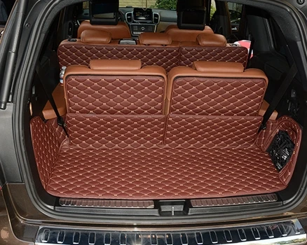 Лучшее качество! Специальные коврики для багажника Mercedes Benz GLS класса 7 2019