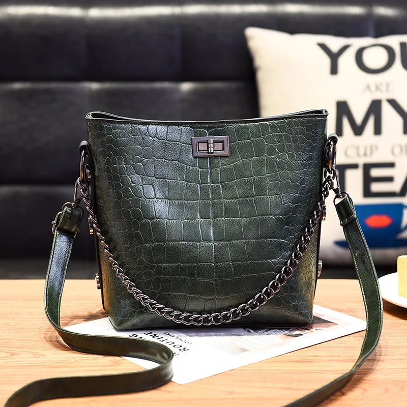 Сумка-ведро из ПУ кожи M R.L леопардовая сумка с каменным узором кожаные сумки на