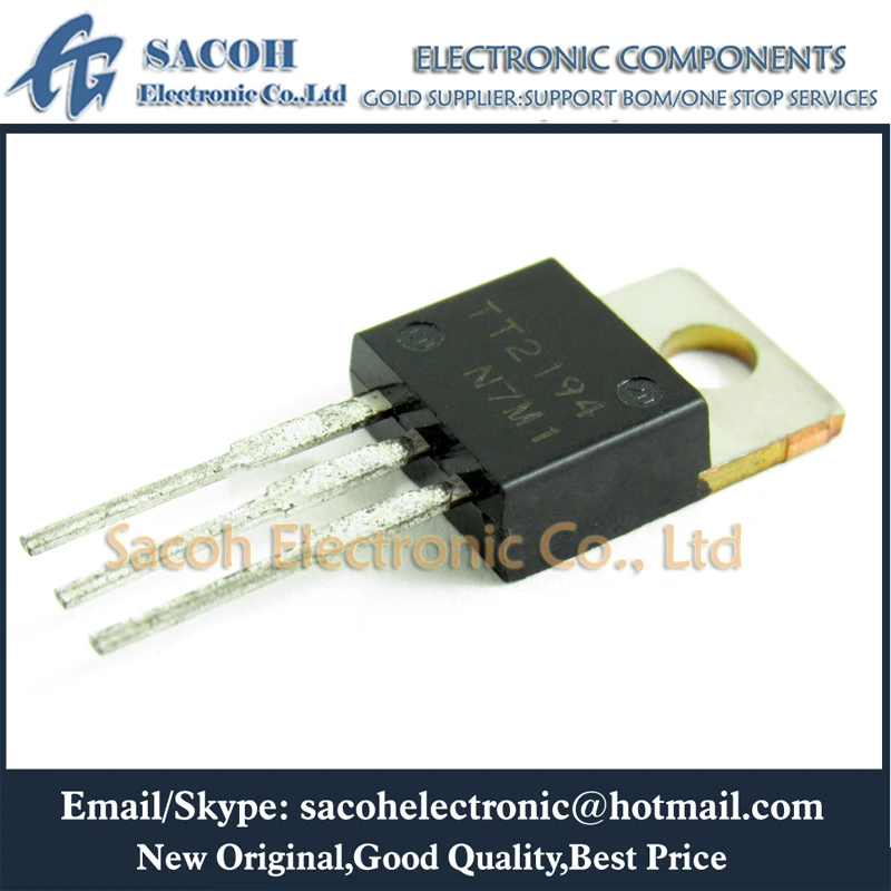 

10Pcs TT2194 TT2194M or TT2188 or TT2180 or TT2146 TO-220 NPN Triple Diffused Planar Silicon Transistor