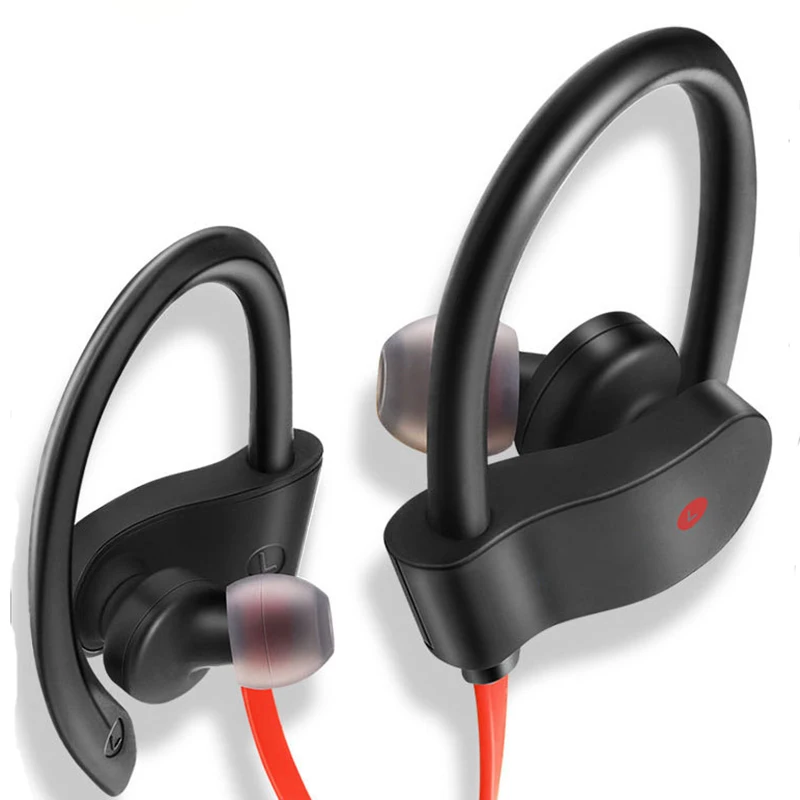 Bluetooth наушники беспроводные спортивные бас шейные с микрофоном для телефона iPhone