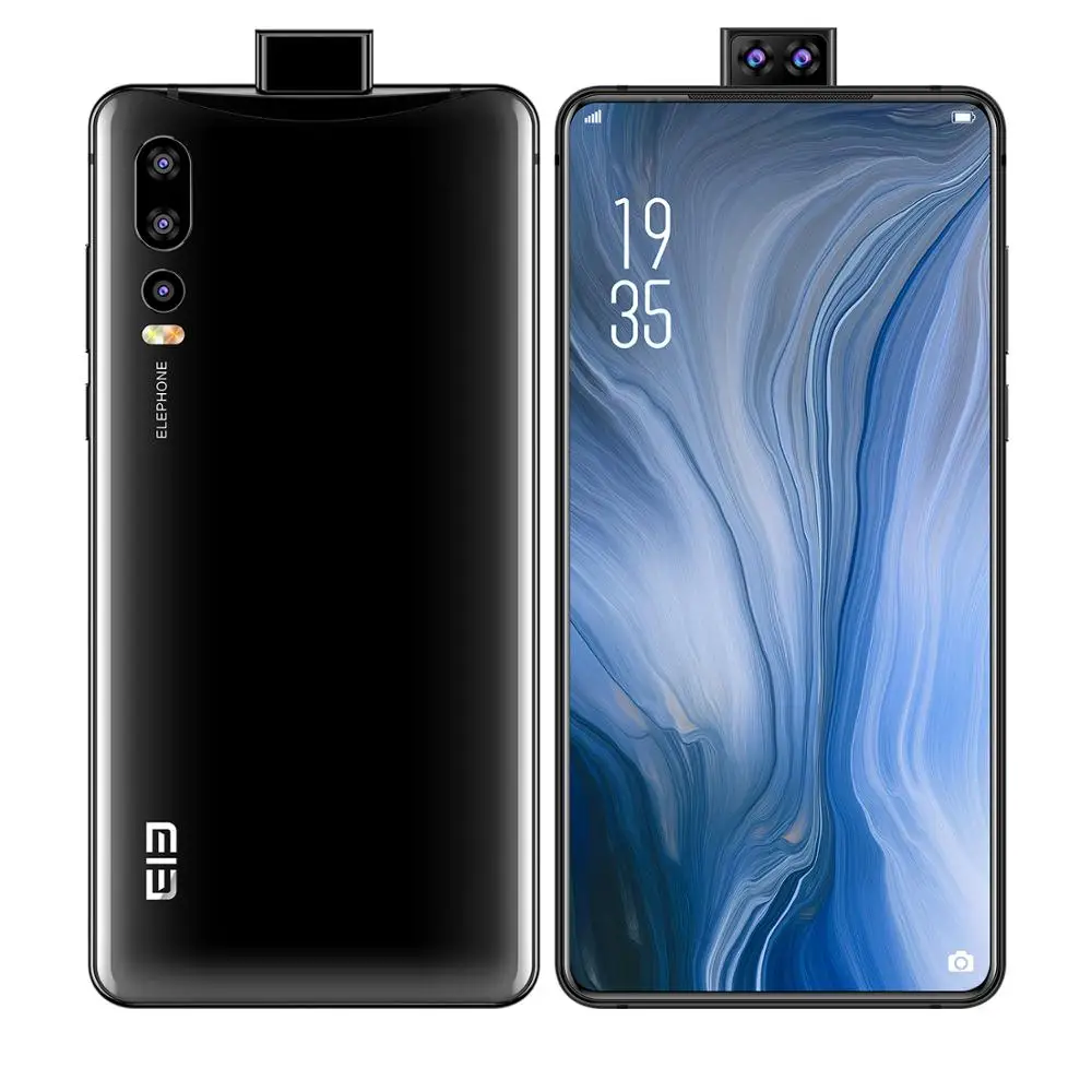 Elephone U2, 16 Мп, всплывающая камера, мобильный телефон, Android 9,0, MT6771T, четыре ядра, 6 ГБ+ 128 Гб, 6,26 дюйма, FHD+ экран, Face ID, 4G, LTE, смартфон