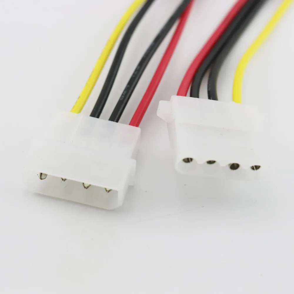 1 шт. 50 см/1 5 фута IDE 4 контактный Molex Male Power к LP4 Female Jack адаптер Удлинительный
