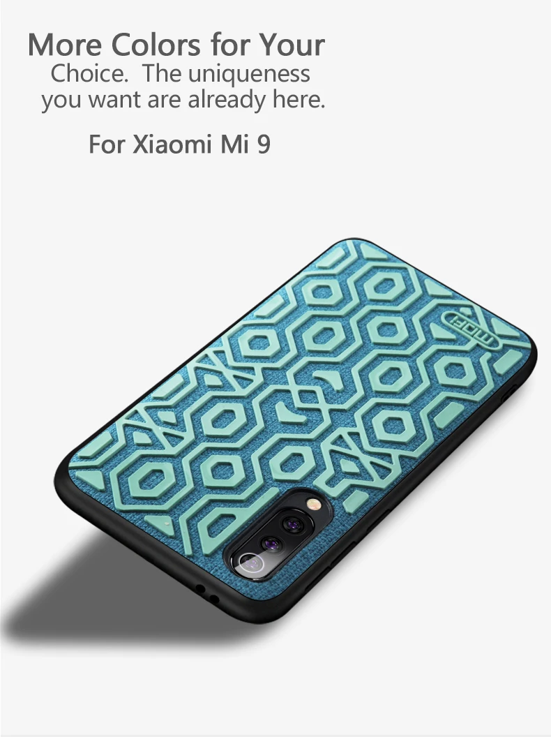 Для Xiaomi mi 9 чехол, глобальная версия, защитный силиконовый Противоскользящий тканевый чехол для задней панели Mofi mi 9 SE чехол mi 9 прозрачный чехол