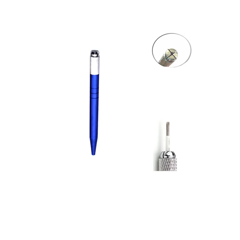 Блокировочное устройство круглая Гибкая игла ручной Перманентный макияж