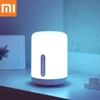 Прикроватная настольная лампа Xiaomi Mijia 2, оригинальный светильник для умного дома, меняющий цвет, беспроводное подключение, комплект для дома Apple