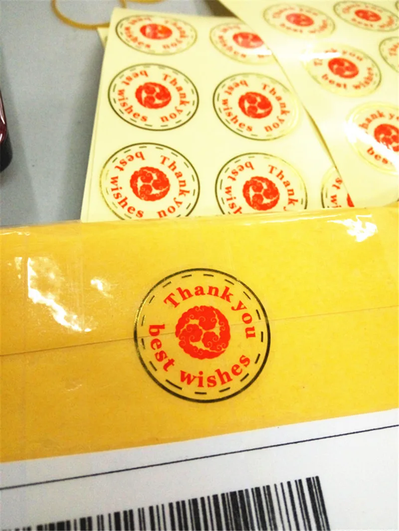 Самоклеящиеся наклейки s спасибо 120 шт. наклейка/этикетка стандартного дизайна