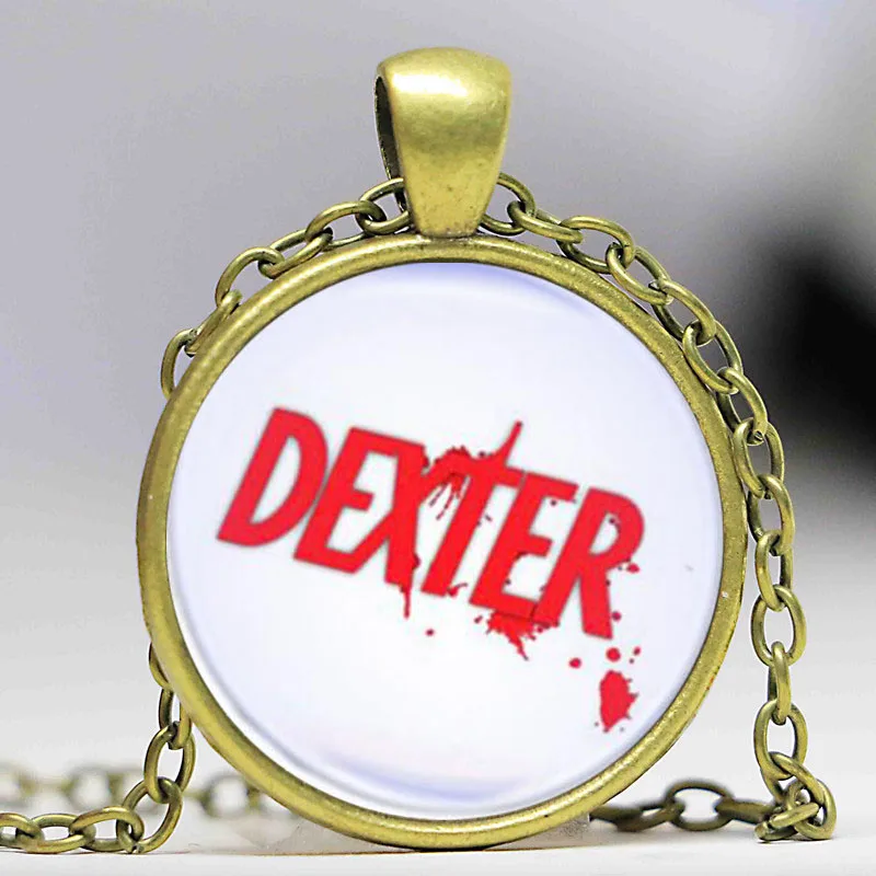 Dexter вдохновляющие фильм тематические Ожерелье Стекло Кабошон Подвеска Новинка