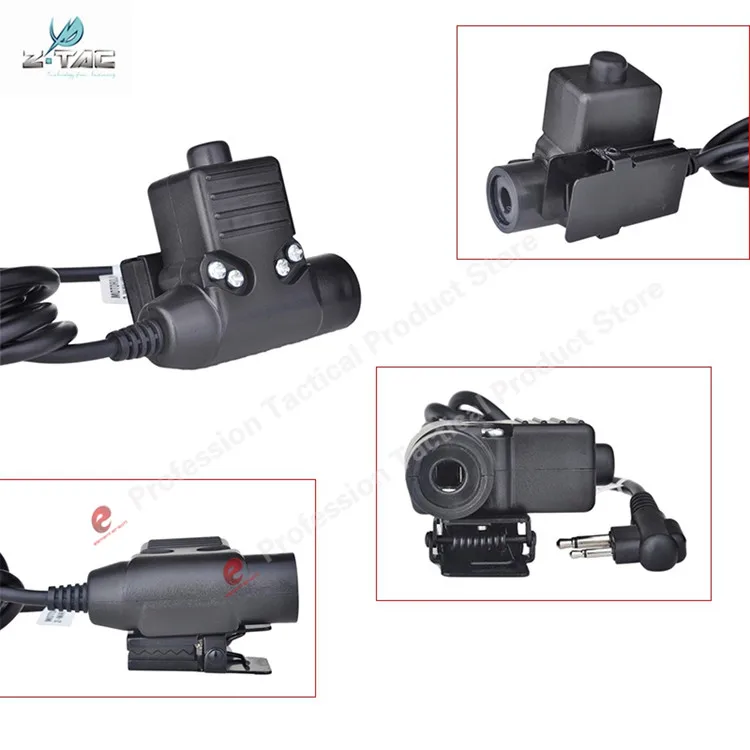 Z Tac Softair анти-шум MSA гарнитура Sordin авиационные наушники с PTT u94 Motorola Midland Tactical Peltor гарнитура Z111 Z113