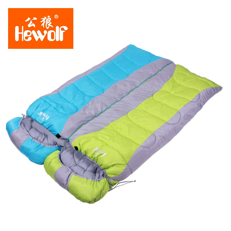 Уличный спальный мешок Hewolf для альпинизма конверт всесезонный взрослых кемпинга