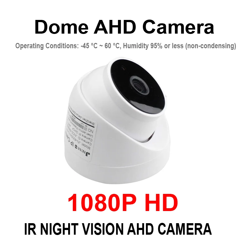 JIENUO 1080 P AHD камера 2-мегапиксельная аналоговая камера видеонаблюдения с высоким разрешением инфракрасного ночного видения камера видеонаблюдения домашняя камера AHD