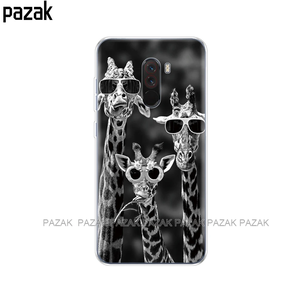 34348 Мягкий чехол pnleone для Xiaomi Pocophone F1, чехол Xiaomi Poco F1, силиконовый мягкий ТПУ чехол для телефона Xiaomi Pocophone F1 Global F, милый - Цвет: 34348