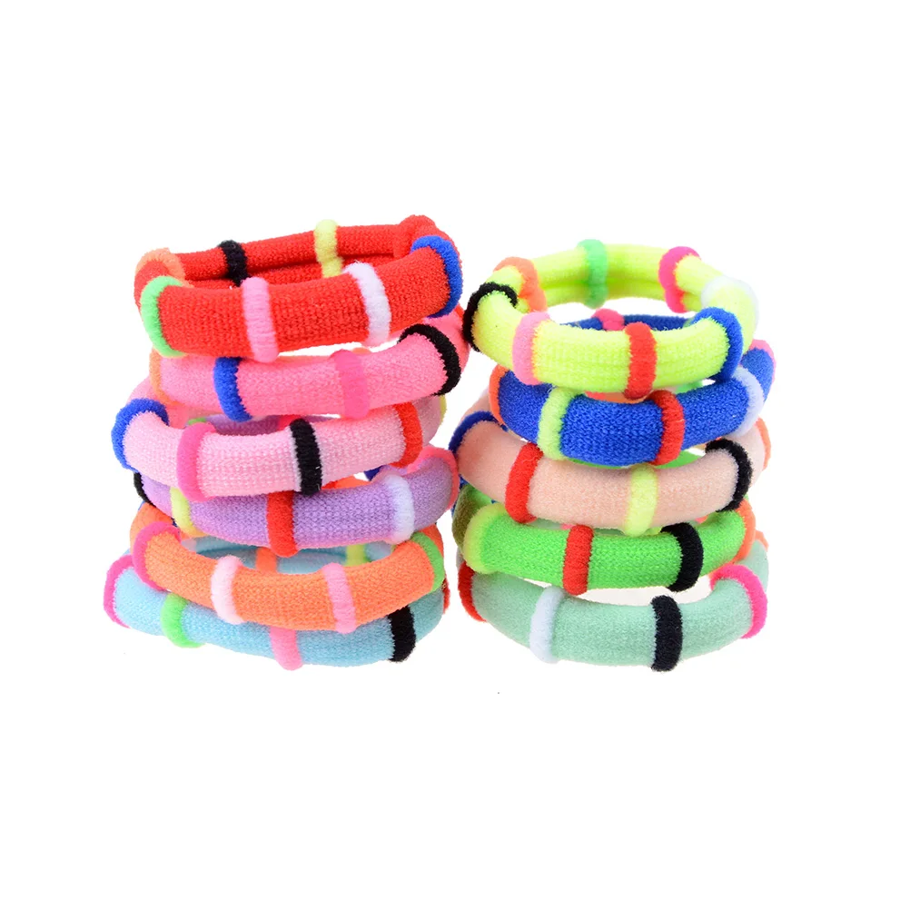 10 шт. резинки для волос карамельных цветов женские аксессуары | Детская одежда и