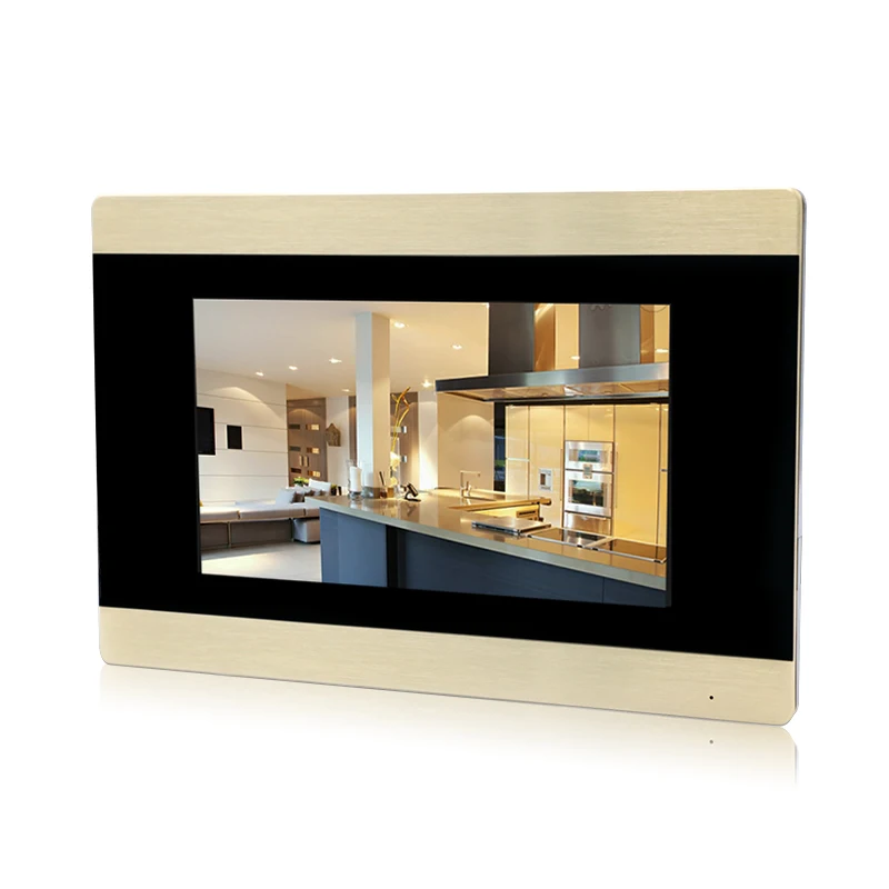 JERUAN 720P AHD Motion Detection 7 inch Touch Screen Video Door Phone Intercom System Record Monitor +1.0MP HD 110 degree Camera |