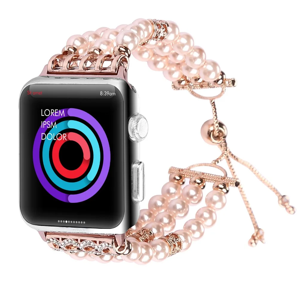 Модный высококачественный ремешок для Apple watch 38 мм 42 мм 40 мм 44 мм регулируемый ремешок для iWatch watch band Sport series 4 3 2 1