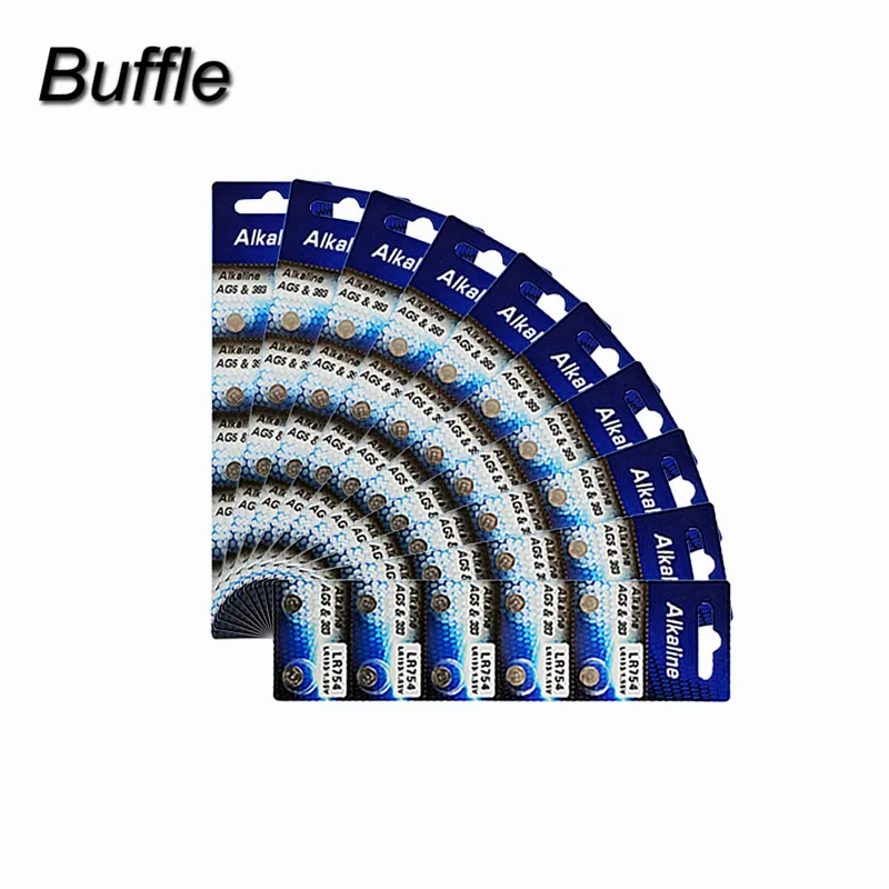 100 шт./10 упаковок кнопочные батарейки AG5 393A LR754 15 193 LR48 D309 399 1 55 в|coin battery|cell coin batterybutton