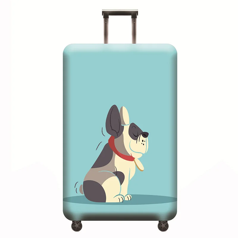 D Luggage cover Чехол для багажа с животным узором, эластичные Защитные чехлы для багажа, подходит для 18-32 дюймов, чехол Чехол, аксессуары для путешествий - Цвет: D Luggage cover