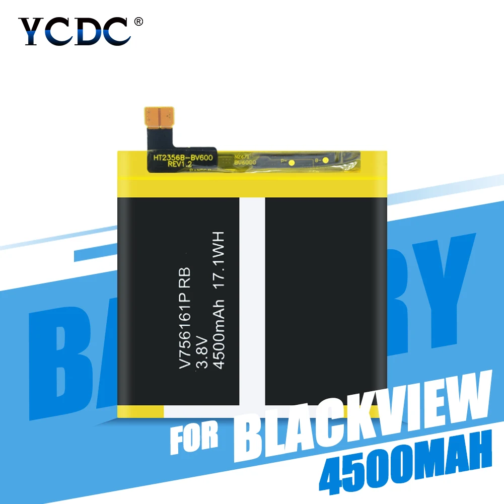 3,8 V 4500mAh батареи мобильного телефона перезаряжаемые для Blackview BV6000 BV6000S V756161P 3,8 V литий-ионные батареи мобильного телефона
