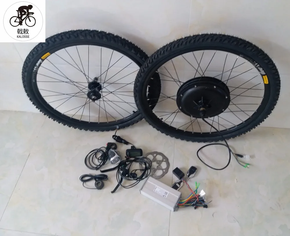 Kalosse 60V 1500W 29 дюймов горный велосипед мотор для е байка 20/24/26/27.5/29er 135 мм