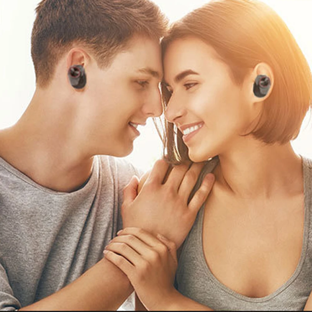 Двойные наушники V5 Bluetooth 5 0 гарнитура беспроводные вкладыши с громкой связью