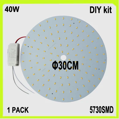 Новый 5730SMD 40 Вт светодиодный источник света LED PCB disc dia30cm теплый белый холодный