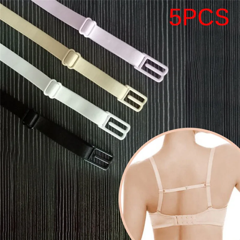 5PCS High Elastic Bra Strap With Non-slip Fasteners Underwear Buckle Extender For Accessories | Женская одежда