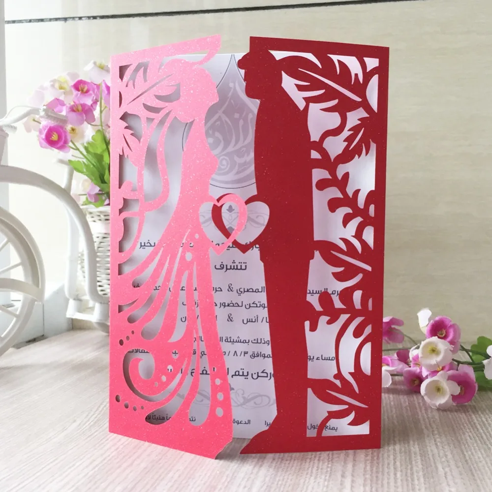 

30pcs/lot Luxury Tiffany Blue Marriage lover Pearl Paper Card For Wedding Engagement Invitations Greeting Blessing Valentine Day