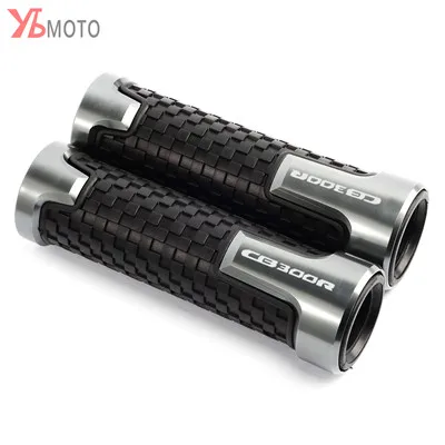 Titanium Рукоятка мотоцикла рукоятка на руль для HONDA CB300R CB 300R CB250R CBR с лазерным аксессуар логотип - Цвет: Titanium
