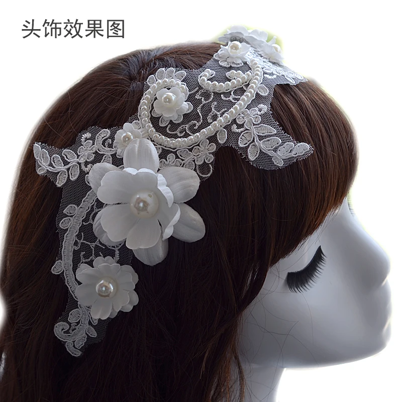 Бусины для ногтей жемчужные цветы кружево аксессуары цветов свадебное платье