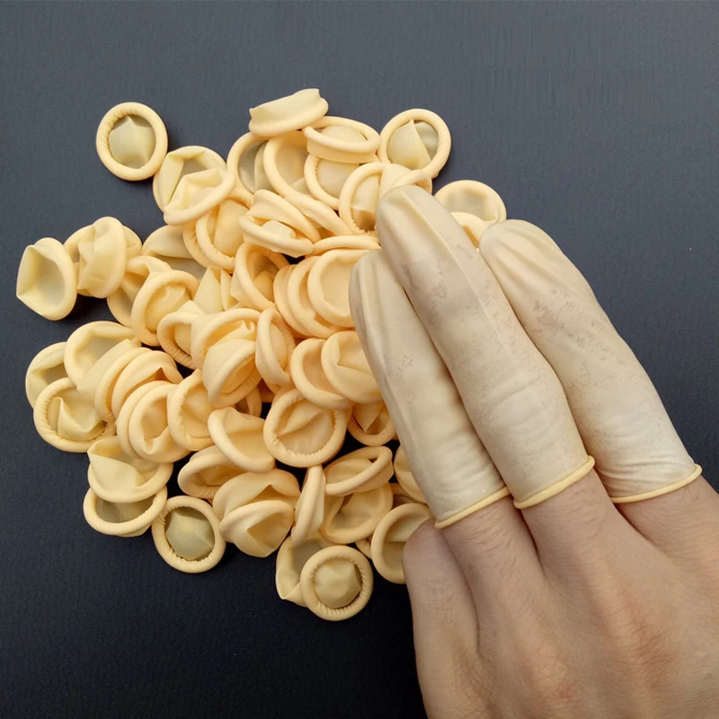 500 г/800 шт антистатические рукава для пальцев резиновые эластичные рабочие