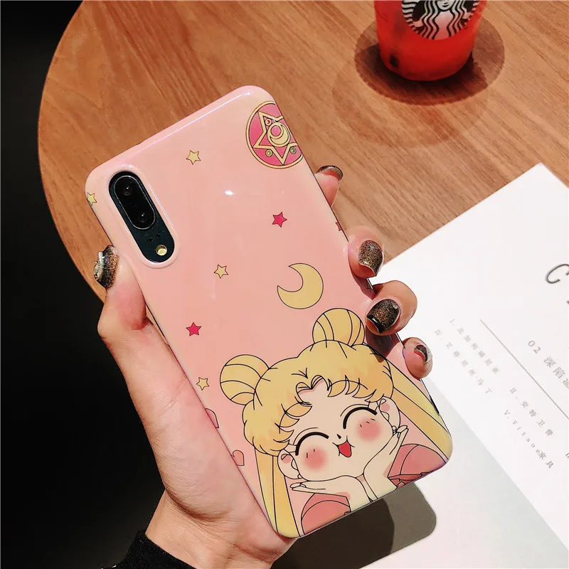 YHBB чехол S японский мультфильм чехол для телефона для huawei Nova 2S чехол s милый Сейлор Мун мягкий чехол для huawei P30 P20 Pro mate 10 20 Pro
