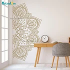 Мандала вдвое, новый дизайн, большой размер, орнамент, марокканская Йога, тематическая наклейка, студийное украшение, настенный Декор для дома B927