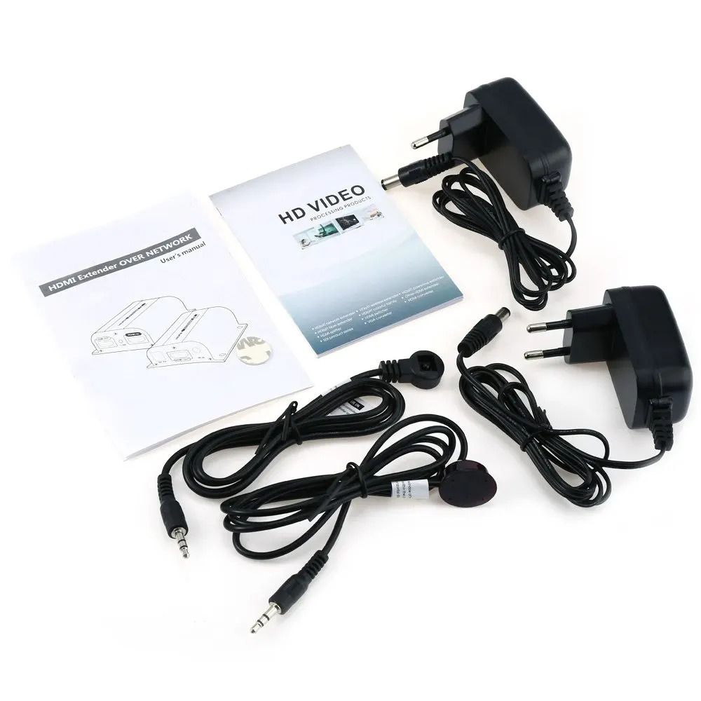 LKV372A 1080 P HDMI удлинитель с ИК-передатчик + приемник TX/RX 60 M CAT6 RJ45 сигнала сетевой