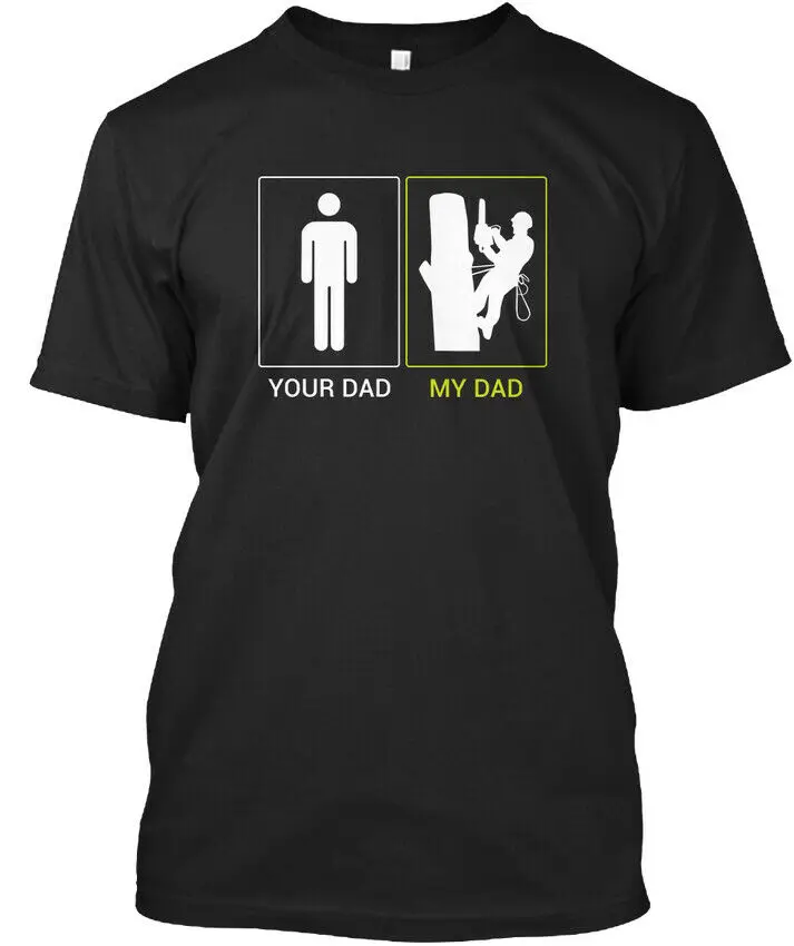 Футболка с круглым вырезом Your Dad My Arborist облегающие топы футболка для катания на