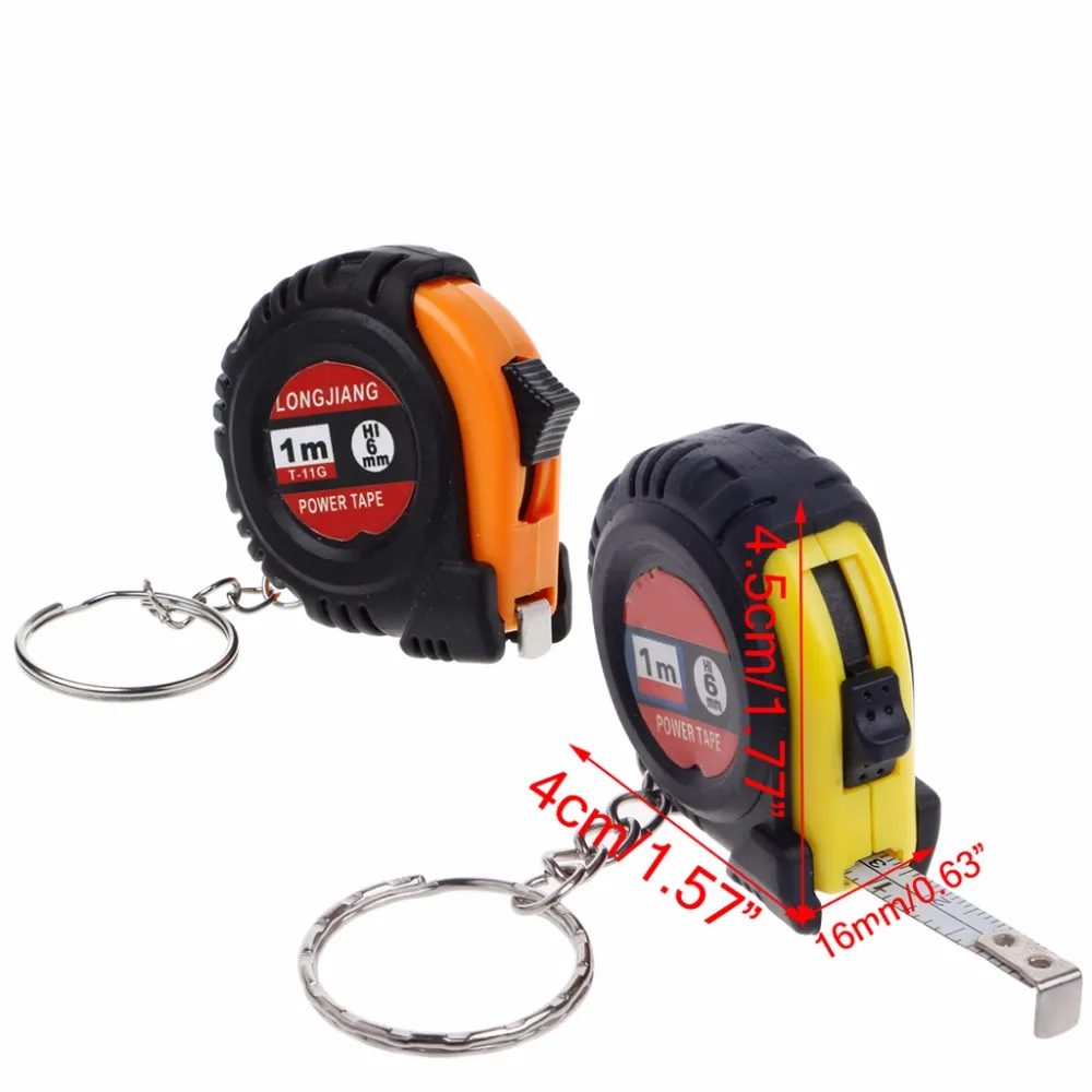 

Mini Retractable Tape Measure Ruler Portable Pull Ruler Keychain Retractable Ruler Heart-shaped Tape Measure 1m