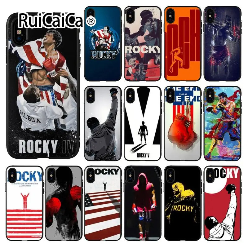 Ruicaica Rocky Balboa Новинка чехол для телефона Fundas Apple iPhone 8 7 6 6S Plus X XS MAX 5 5S SE XR | Мобильные