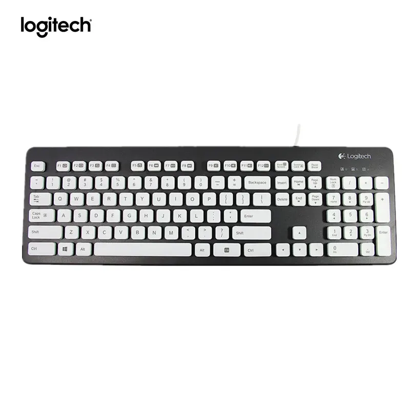 Моющаяся Клавиатура Logitech K310 для Windows черный цвет|keyboard cover for macbook|keyboard ledkeyboard guitar |