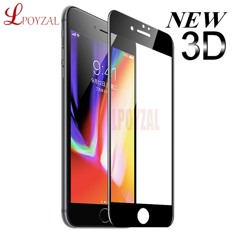 LPOYZAL 3D полное покрытие защита экрана закаленное стекло для iPhone XS Max X XR 9H Защитная