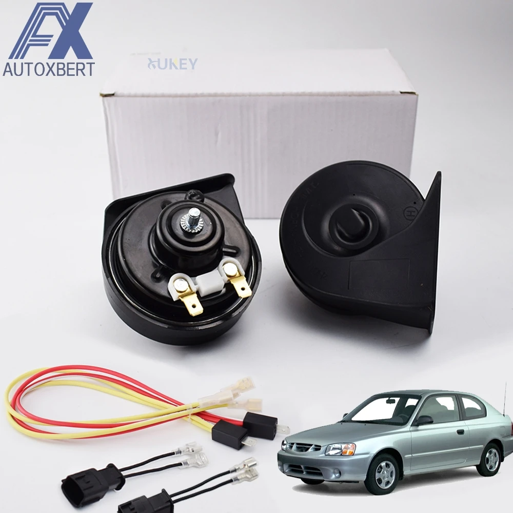 

Auto Snail Horn 12V 110-125db Waterproof High Low Pitch For Hyundai Accent LC Sedan 1999 2000 2001 2002 2003 2004 2005