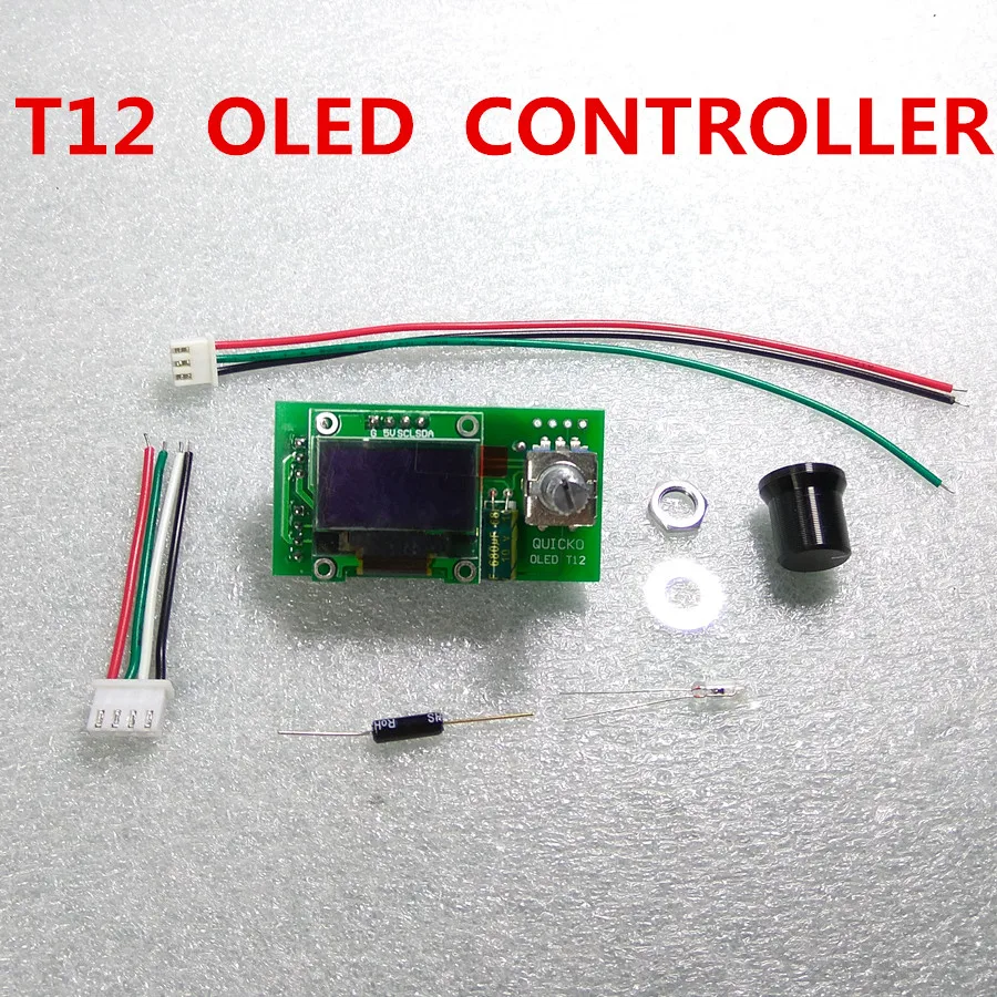 Наборы DIY T12 OLED дисплей Цифровой паяльник станция контроллер температуры плата с T12 наконечниками ручки